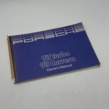 1987 Porsche 911 Carrera & Turbo Owners Manual FACTORY ORIGINAL Book G50 Drivers