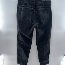 Levis 550 Jeans Mens 40x30 Black Made In USA Vintage Relaxed Fit Denim 1995