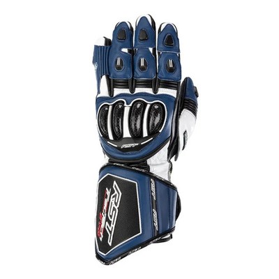 RST Tractech Evo 4 Leder Handschuhe blau/weiß/schwarz Gr. S Motorrad
