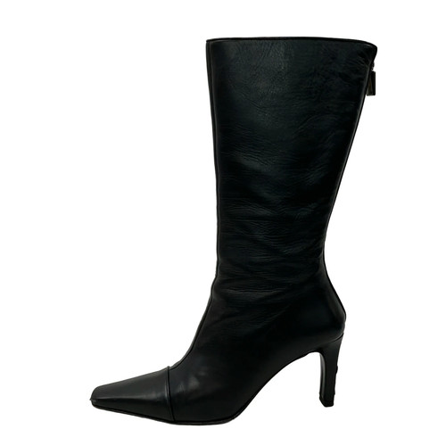 BRUNOMAGLI Black Leather Boots