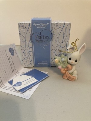 Precious Moments 2007 Jump For Joy On Christmas Morning #710007 Bunny Ornament