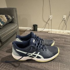 ASICS Women s Tennis Shoes Navy & White US Si...