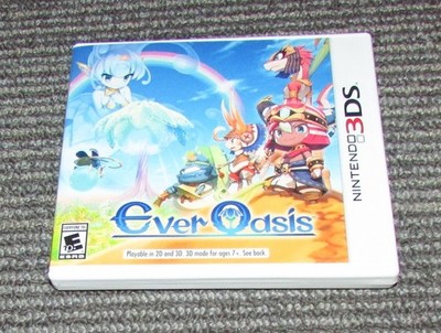 Ever Oasis Case Only (No Game) Nintendo 3DS Authentic Fast Shipping