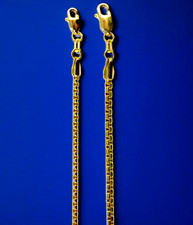 10K Yellow Gold Venetian Round Box Necklace Bracelet Chain Real 1mm-3mm 7"-30"