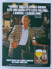 Bob Uecker Milwaukee Brewers Miller Lite Vint...