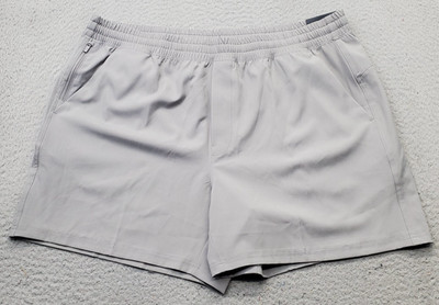 VRST Golf 5 All-in Unlined Shorts Mens XL Gray Relaxed Fit Performance UPF 50+