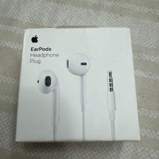 Genuine Apple Wired EarPods 3.5 mm Headphone Plug MNHF2AM/A White A1472
