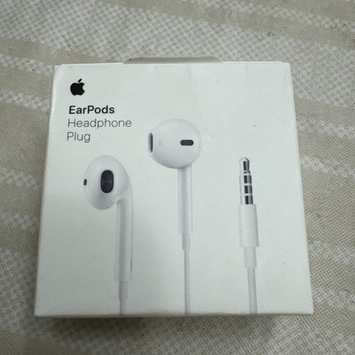 Genuine Apple Wired EarPods 3.5 mm Headphone Plug MNHF2AM/A White A1472 - Afbeelding 1 van 5