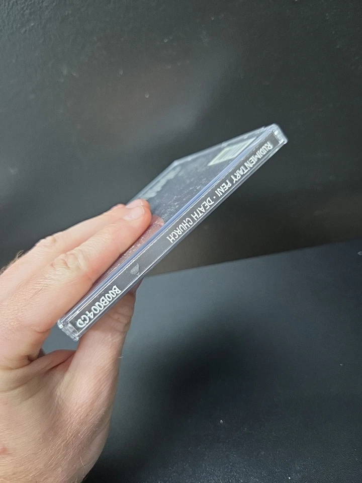 Rudimentary Peni Death Church Cd 1994 1st France Press W/Hype Sticker EX GRAIL Foto 3 de 4