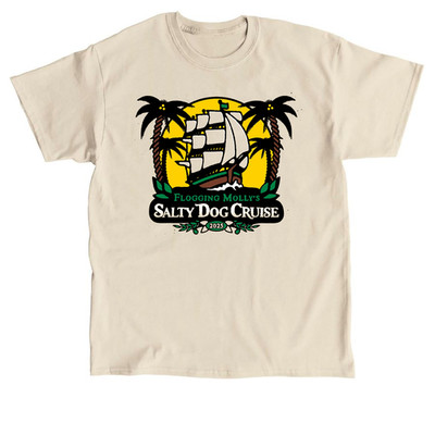 Rare Flogging Molly Salty Dog Cruise 2025 T Shirt Sand  All Size OB999