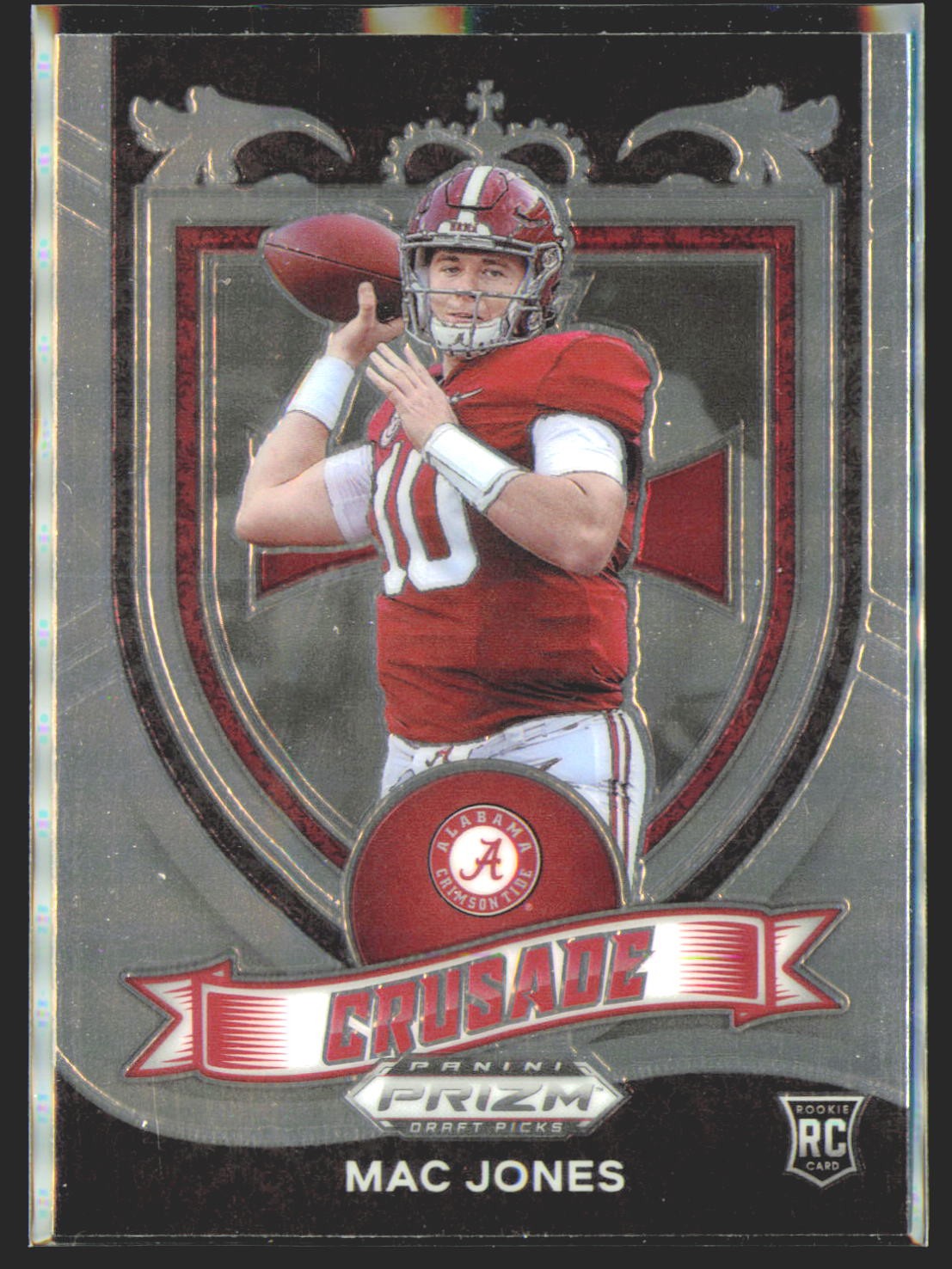 Mac Jones Rookie 2021 Panini Prizm Draft Picks Collegiate #170 Alabama