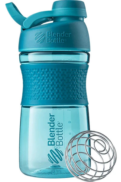 20oz Blue Bpa‑free Protein Mixer Water Bottle Nwt