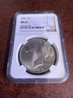 1922 Peace Dollar MS-63 NGC
