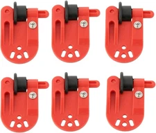 6piece SAMS Pro Release Clip, Sam's Planer Board Fishing Clip Red 