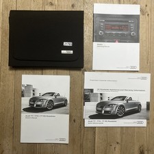 08-14 AUDI TT TTS TT RS COUPE OWNERS HANDBOOK MANUAL & WALLET 2010 Ref21765