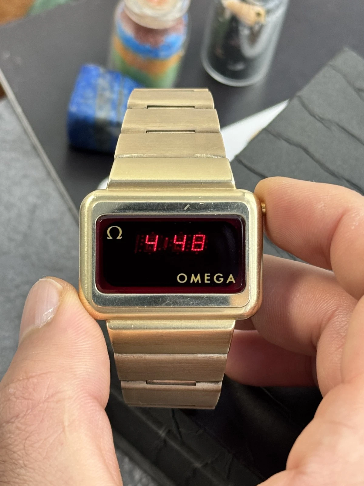 Omega — 70'S Omega constellation Digital time computer TC III ref 195.0045 or 396.833
