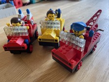 Lego Homemaker Vintage 3 Figuren & Autos Kran & Seilwinde Abschlepper