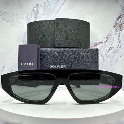PRADA Sunglasses Black PR C02S 16K08Z 57mm Authentic Prada w/ Box