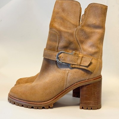 RIGHT BANK BOOT Company Femme Leather Italian leather platform 7 B