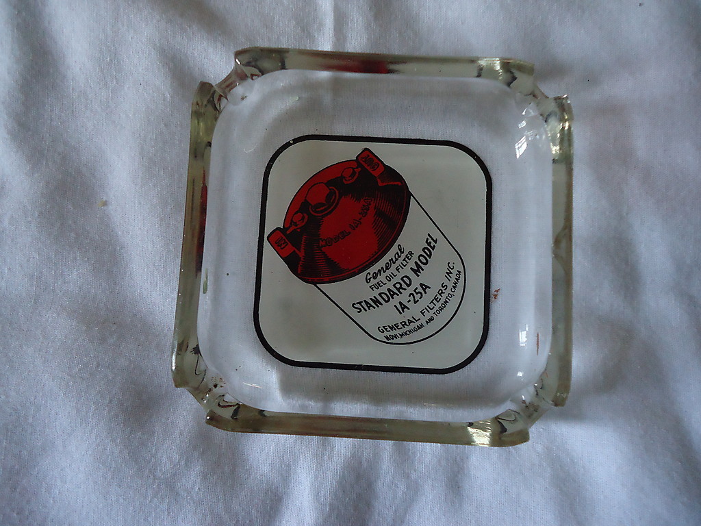 Ashtray General fuel oil filter General Filters Inc NOVI MICHIGAN