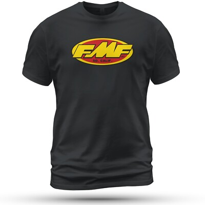 FMF Racing Logo T-Shirt Funny Size S-5XL Made in USA