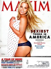  Maxim Magazine Dominique Storelli cover March 2012 popular issue collector