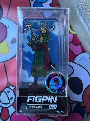 roro.pその1 FiGPiN One Piece Roronoa Zoro Glitter #1299 SDCC 2023 Exclusive LE