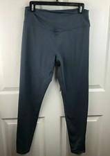 New NWT Victoria's Secret PINK Cozy Leggings Gray Black XS S Fleece Full