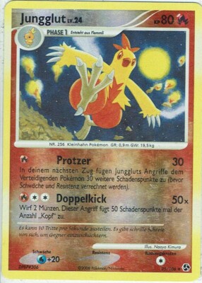 Pokemon Karte Trading Card Epische Begegnungen Nr. 35/106 Jungglut Reverse  Holo | eBay