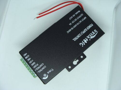 Unidad de control de fuente de alimentación eléctrica 12V 5A puerta controlador de bloqueo de acceso CC A+ - Imagen 3 de 19