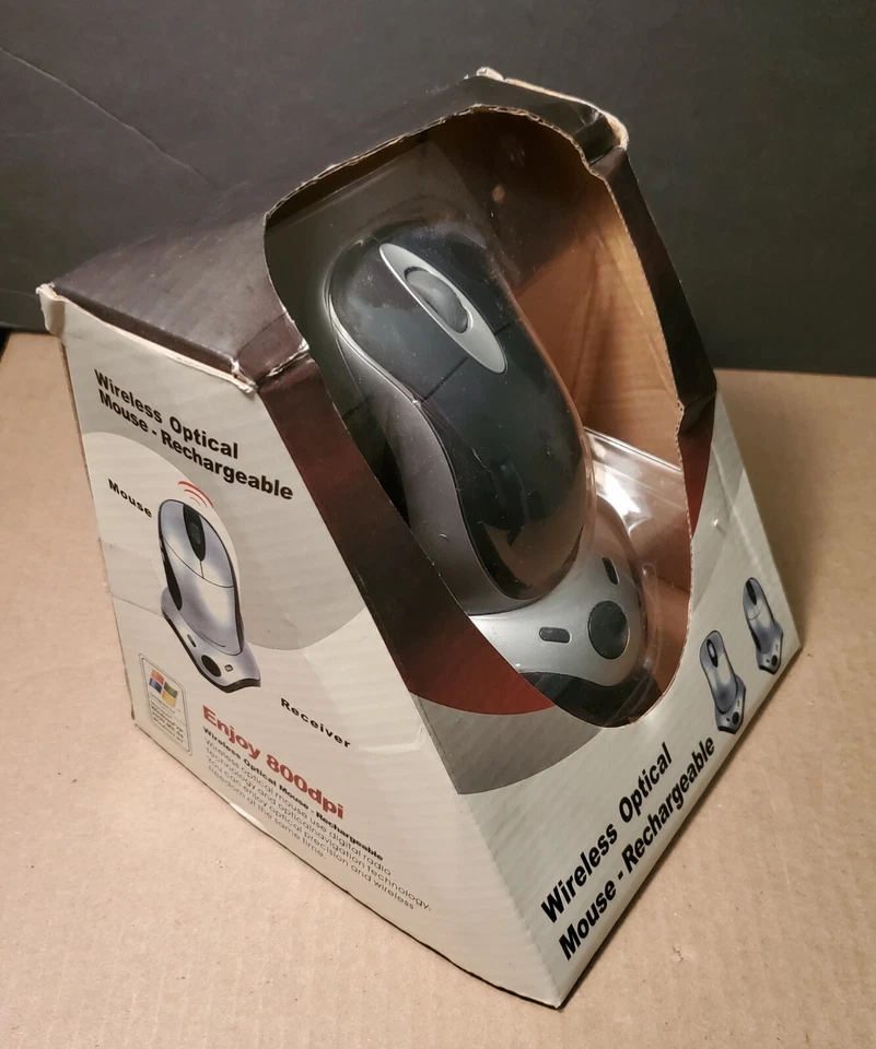 Wireless Optical Mouse Rechargeable - Silver - Image 2 of 3