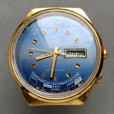 RAKETA Cal.2628 VINTAGE SOVIET RUSSIAN MECHANICAL WRISTWATCH Perpetual Calendar