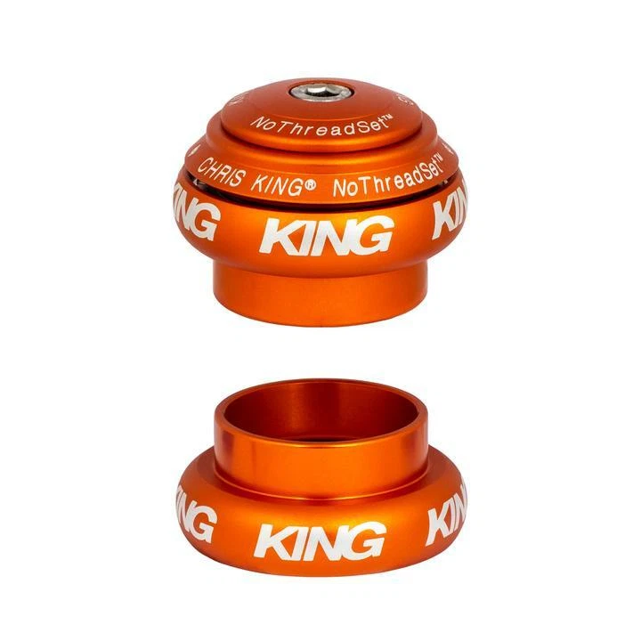 Jeu De Direction Chris King 1"1/8 Sans Filet - Vintage No-Logo Argent - USA