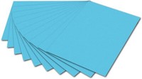 Folia 6130 - Fotokarton Himmelblau, 50 X 70 Cm, 300 G/Qm, 10 Bogen - Zum Basteln