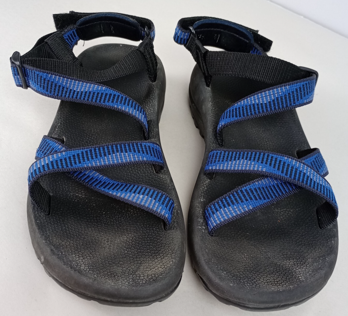 Sandali Merrell uomo taglia 8 donna taglia 9 nero blu cinturino regolabile