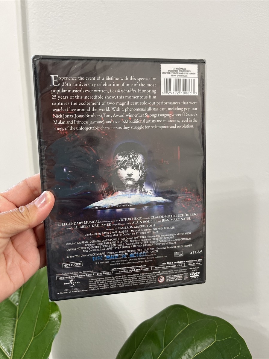 Les Misérables In Concert - 25th Anniversary Show DVD Alfie Boe