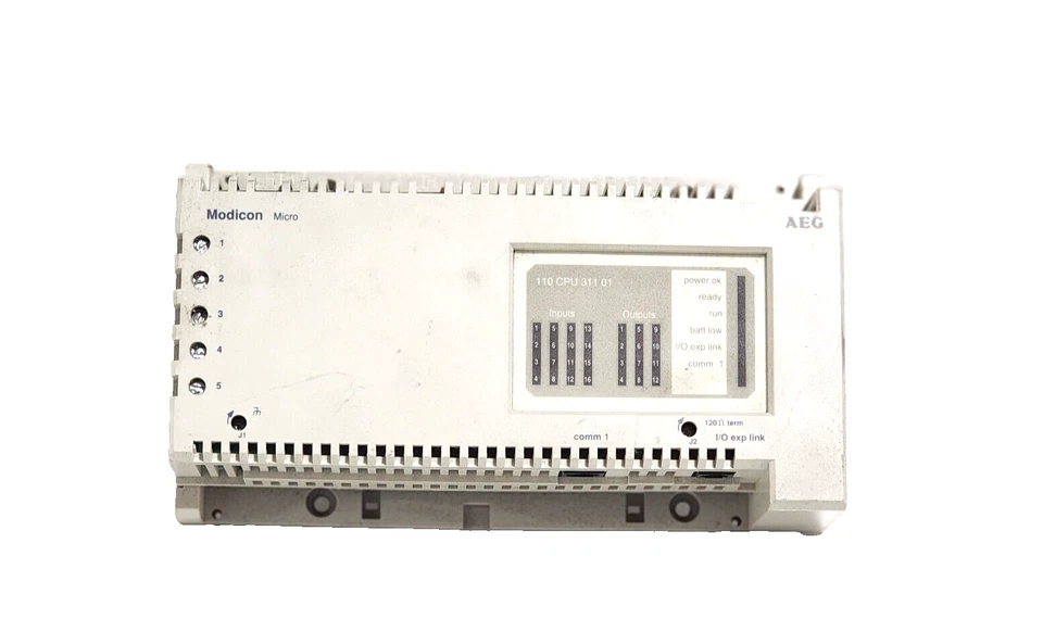 AEG 110 CPU 311 01 MODICON MICRO CPU 115VAC — 第 2/4 张图片