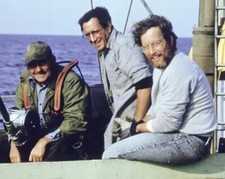 Jaws Inch Robert Shaw Roy Scheider Richard Dreyfuss On Orca 8x10 PHOTO PRINT