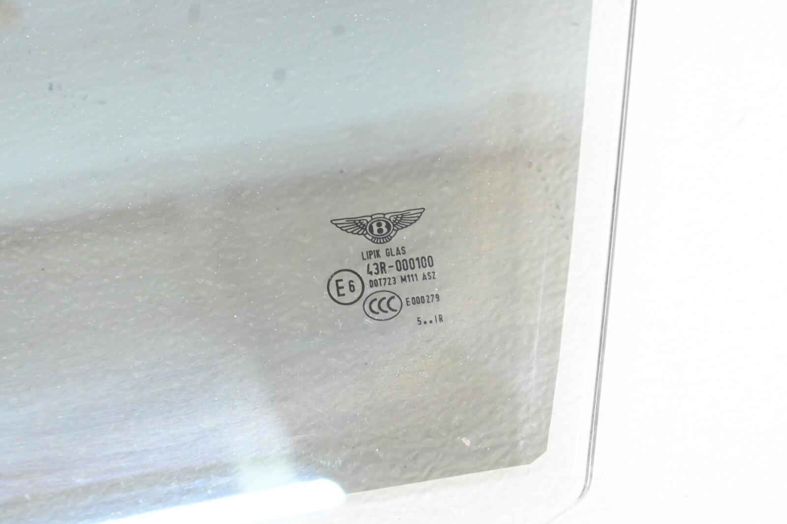⭐ 06-12 Bentley Continental Fs Front Left Driver Door Window Glass Panel Oem