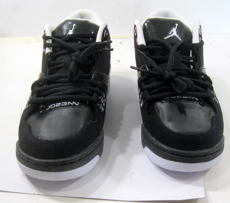 Tênis Nike Air Jordan 14 2010 23 flight 317820 005 preto branco masculino tamanho 9 - Imagem 4 de 4