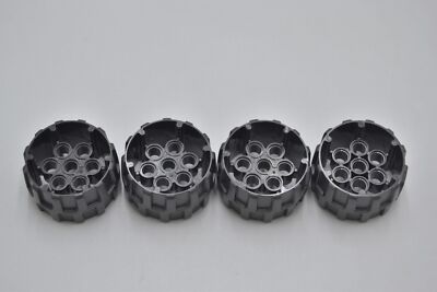 LEGO 4 x Rad Hartplastik grau Pearl Dark Gray Wheel Hard Plastic 22410