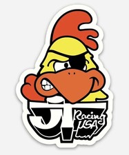 JT Racing BMX Bicycle Old School Racing Logo Vinyl Sticker Decal