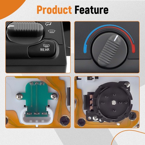 Heater A/C Climate Control Switch For GMC Jimmy Chevy Blazer 99-01 599-261 - Picture 7 of 12