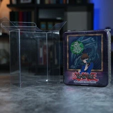 F YuGiOh Sealed BOOSTER TIN PROTECTOR SLEEVE Protective Case Not Acrylic