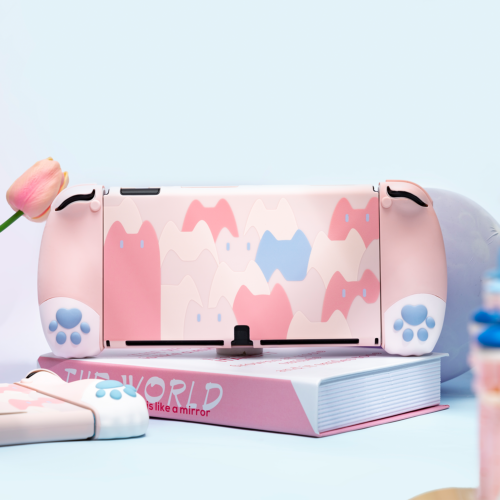 GeekShare Switch Oled Protective Case Nintendo Switch Shell Cat Jo Jo Cartoon - Picture 2 of 54