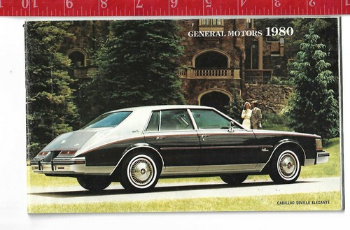 1980 General Motors Passenger Cars Booklet - Cadillac Chevrolet Buick Pontiac +