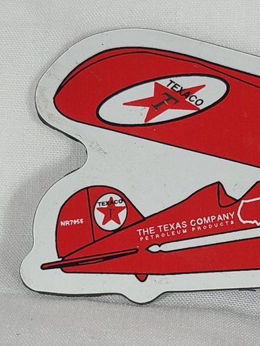 Texaco 1929 Lockheed Air Express Magnet NR7955 Wings of Texaco 3" x 1.5" Red - Bild 2 von 10