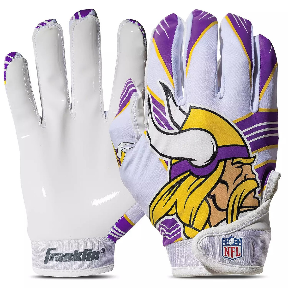 Minnesota Vikings Kids NFL Receiver Gloves, Ages 4-12 | eBay
