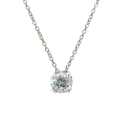 Eye Candy Damen-Halskette Collier 925er Sterlingsilber Zirkonia ECJ-NL0061
