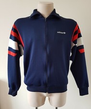 Vintage 90' ADIDAS Originals Men's Blue Jacket Rare Size M